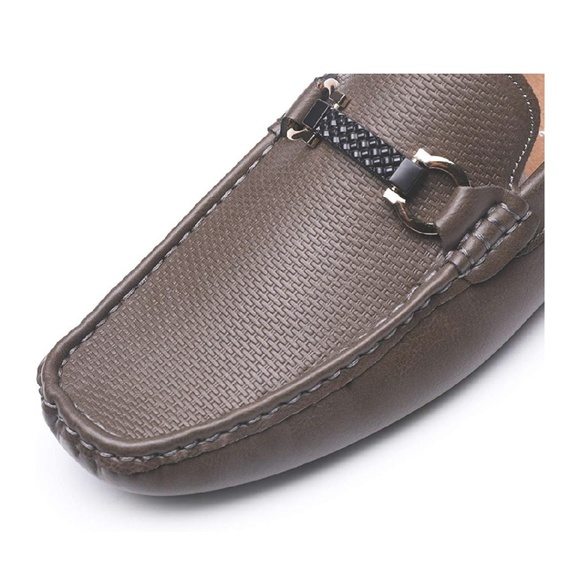 Men's Casual Loafer Slip-on Moccasin Flat Boat Dri - Picture 4 of 7